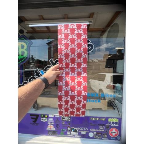Scootnskates Griptape - SNS Repeat Red/White  £8.00